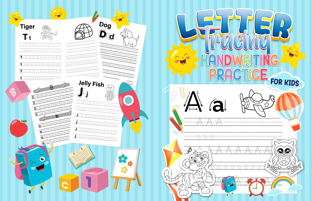 Kids letter tracing Book